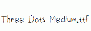 Three-Dots-Medium.ttf