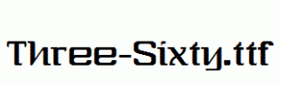 Three-Sixty.ttf