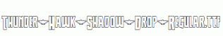 Thunder-Hawk-Shadow-Drop-Regular.ttf