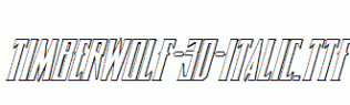 Timberwolf-3D-Italic.ttf