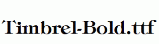 Timbrel-Bold.ttf
