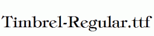 Timbrel-Regular.ttf