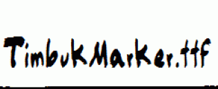 TimbukMarker.ttf