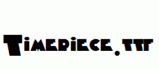 Timepiece.ttf