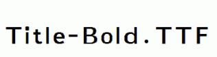 Title-Bold.ttf
