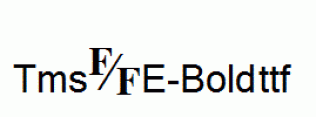 TmsFE-Bold.ttf