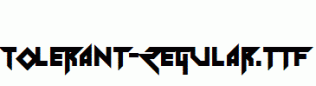 Tolerant-Regular.ttf