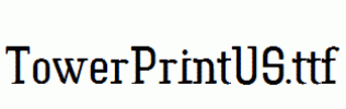 TowerPrintUS.ttf