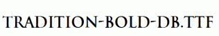 Tradition-Bold-DB.ttf