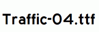 Traffic-04.ttf