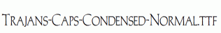 Trajans-Caps-Condensed-Normal.ttf