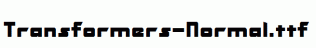 Transformers-Normal.ttf
