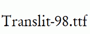 Translit-98.ttf