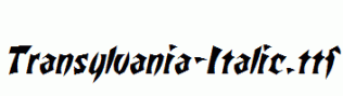 Transylvania-Italic.ttf