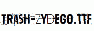 Trash-Zydego.otf