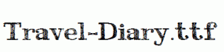 Travel-Diary.ttf