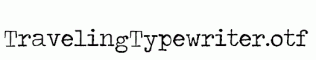 TravelingTypewriter.otf