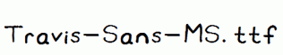 Travis-Sans-MS.ttf