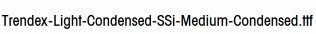 Trendex-Light-Condensed-SSi-Medium-Condensed.ttf