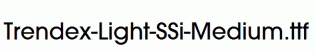 Trendex-Light-SSi-Medium.ttf