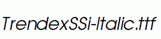 TrendexSSi-Italic.ttf