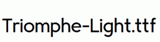 Triomphe-Light.ttf