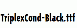 TriplexCond-Black.ttf