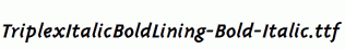 TriplexItalicBoldLining-Bold-Italic.ttf