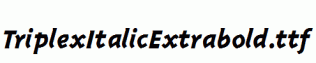 TriplexItalicExtrabold.ttf