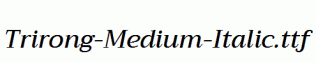Trirong-Medium-Italic.ttf
