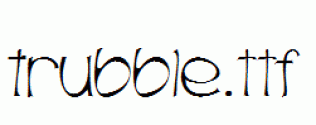 Trubble.ttf