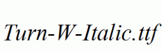 Turn-W-Italic.ttf