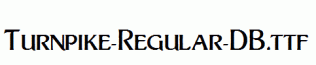 Turnpike-Regular-DB.ttf
