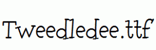 Tweedledee.ttf