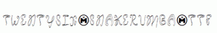 Twentysix-Snakerumba.ttf