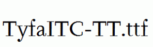 TyfaITC-TT.ttf