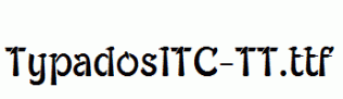 TypadosITC-TT.ttf