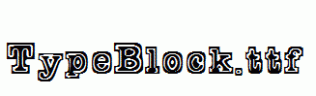 TypeBlock.ttf
