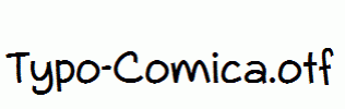 Typo-Comica.otf