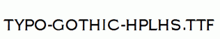 Typo-Gothic-HPLHS.ttf