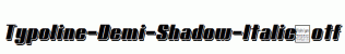 Typoline-Demi-Shadow-Italic.otf