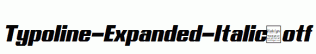 Typoline-Expanded-Italic.otf