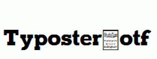 Typoster.otf