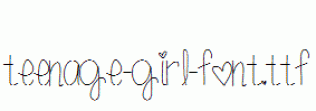 teenage-girl-font.ttf