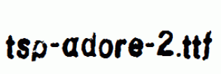 tsp-adore-2.ttf