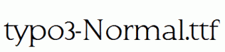 typo3-Normal.ttf