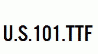 U.S.101.ttf