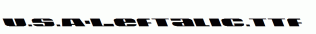 U.S.A-Leftalic.ttf
