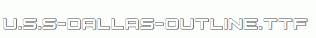 U.S.S-Dallas-Outline.ttf