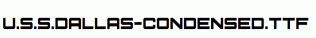 U.S.S.Dallas-Condensed.ttf